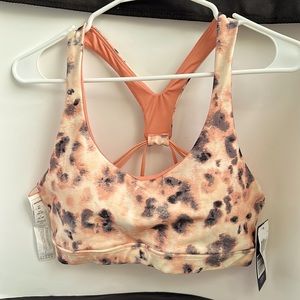 Marika Orange Black Women's Avianna XL Sports Bra